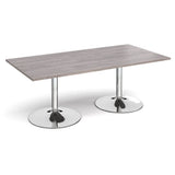 Trumpet Base Rectangular Boardroom Table for 6 People