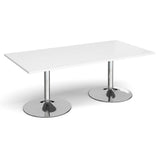 Trumpet Base Rectangular Boardroom Table for 6 People