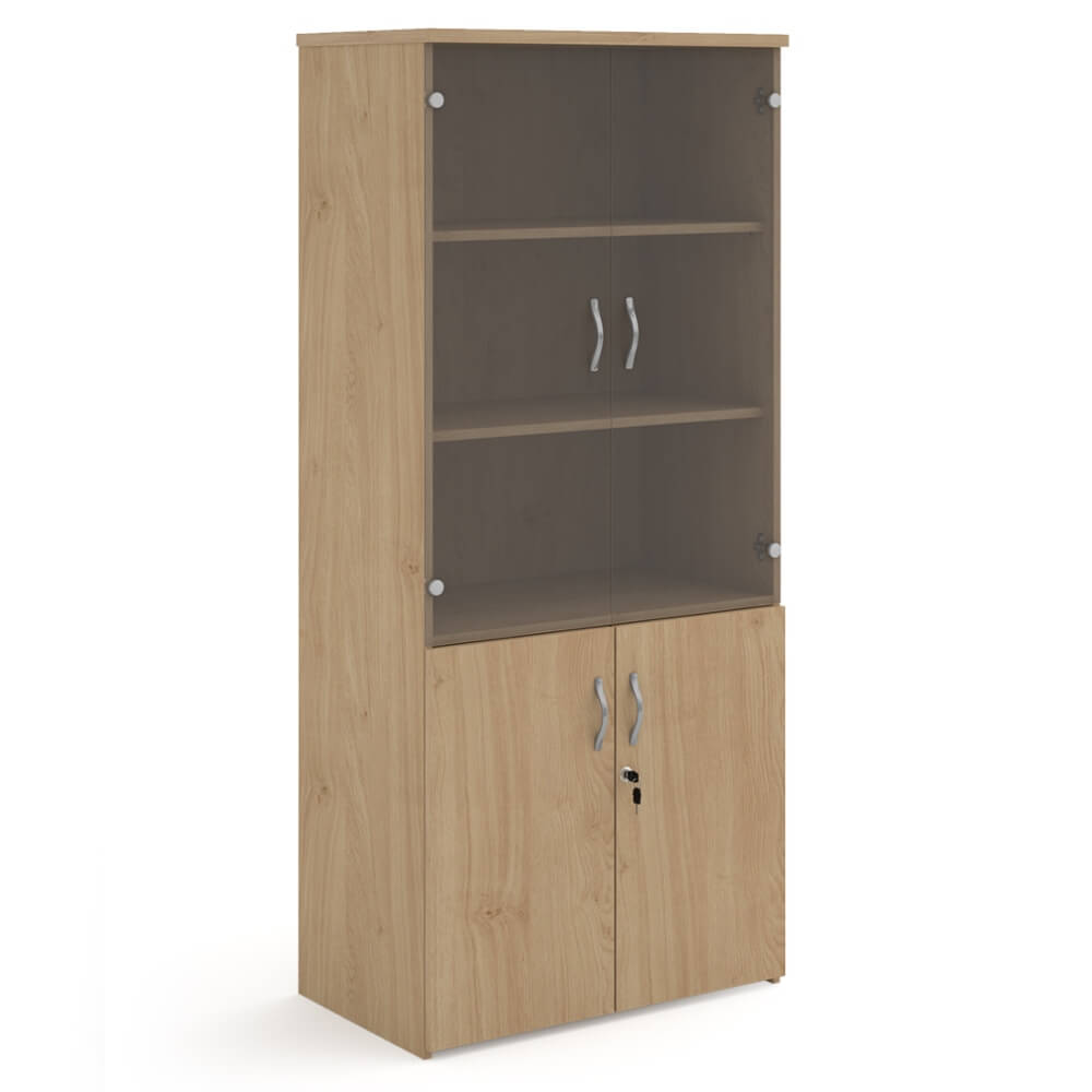 Universal Combi Unit with Glass Upper Doors