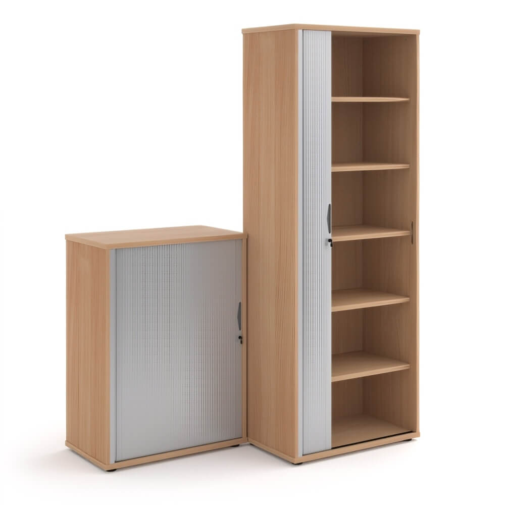 Universal Tambour Wooden Cupboards