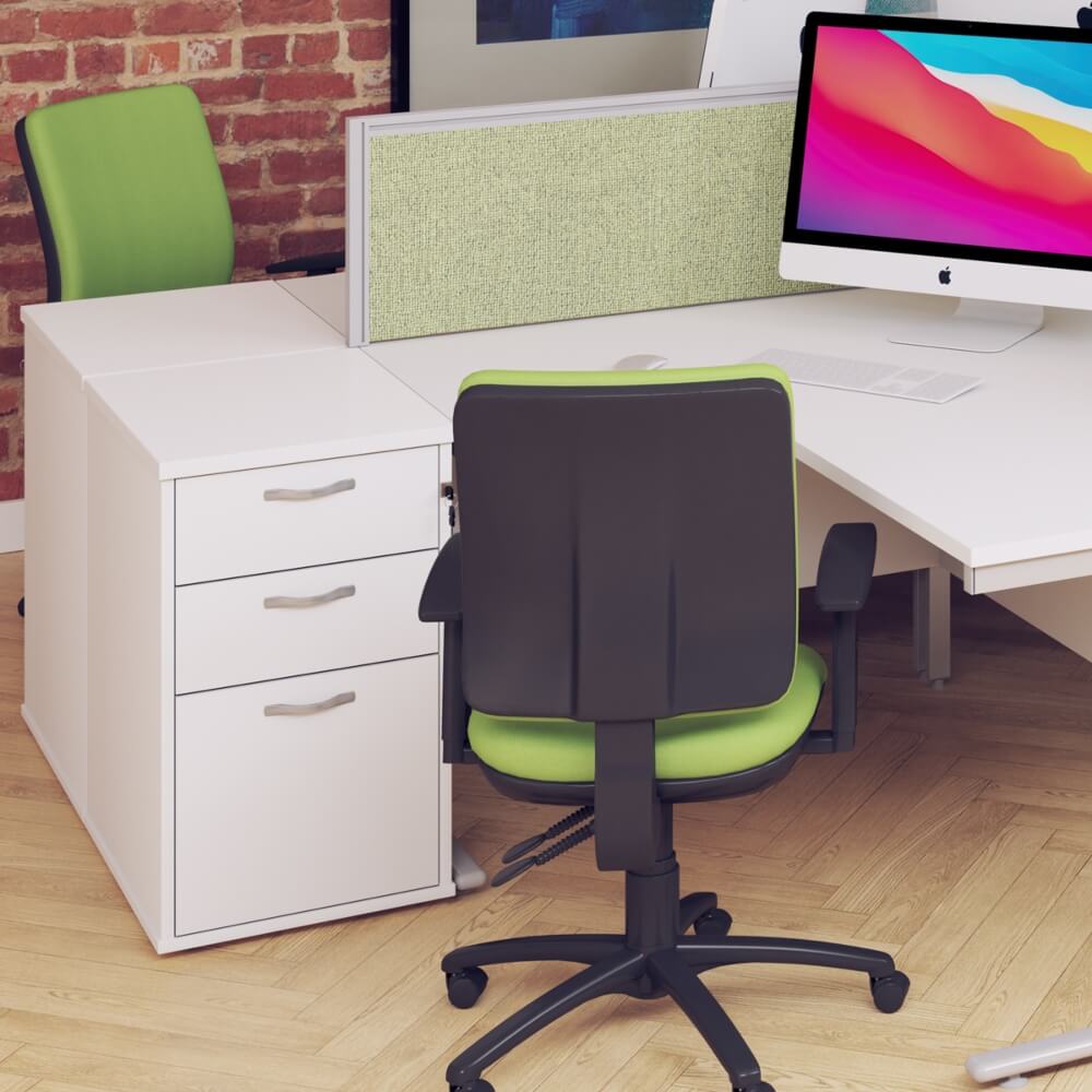 Universal Wooden Desk High Pedestal