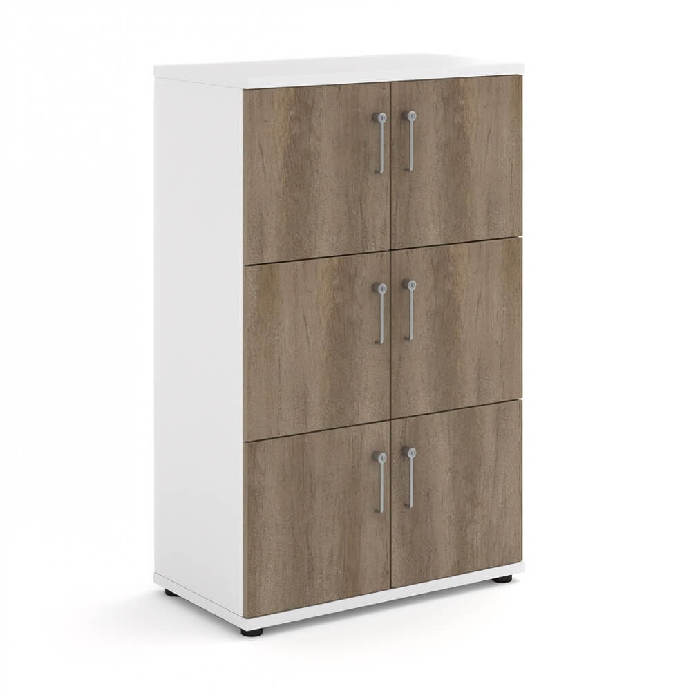 Universal Wooden Duo-Tone Lockers