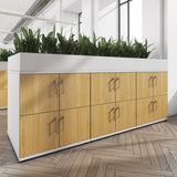 Universal Wooden Duo-Tone Lockers