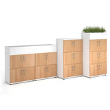 Universal Wooden Duo-Tone Lockers
