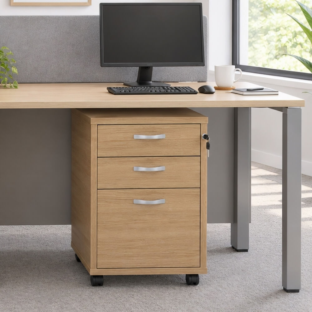 Universal Wooden Tall Mobile Pedestal