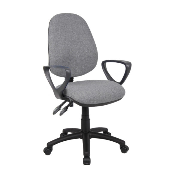 Vantage 100 Fabric Operators Chair with Fixed Arms