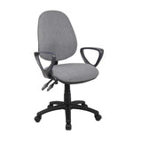Vantage 100 Fabric Operators Chair with Fixed Arms
