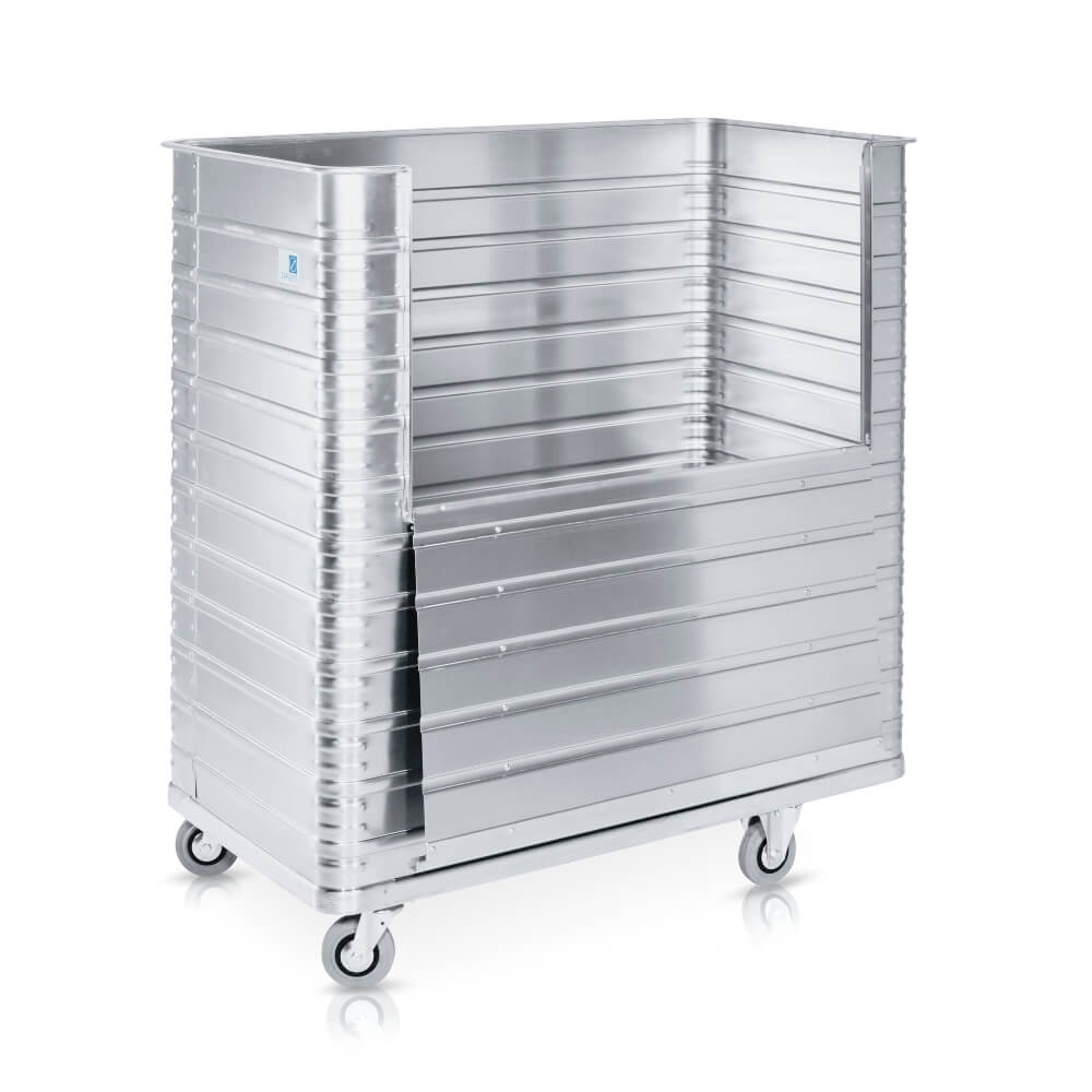 W171 Aluminium Trolley with Fold Down Section