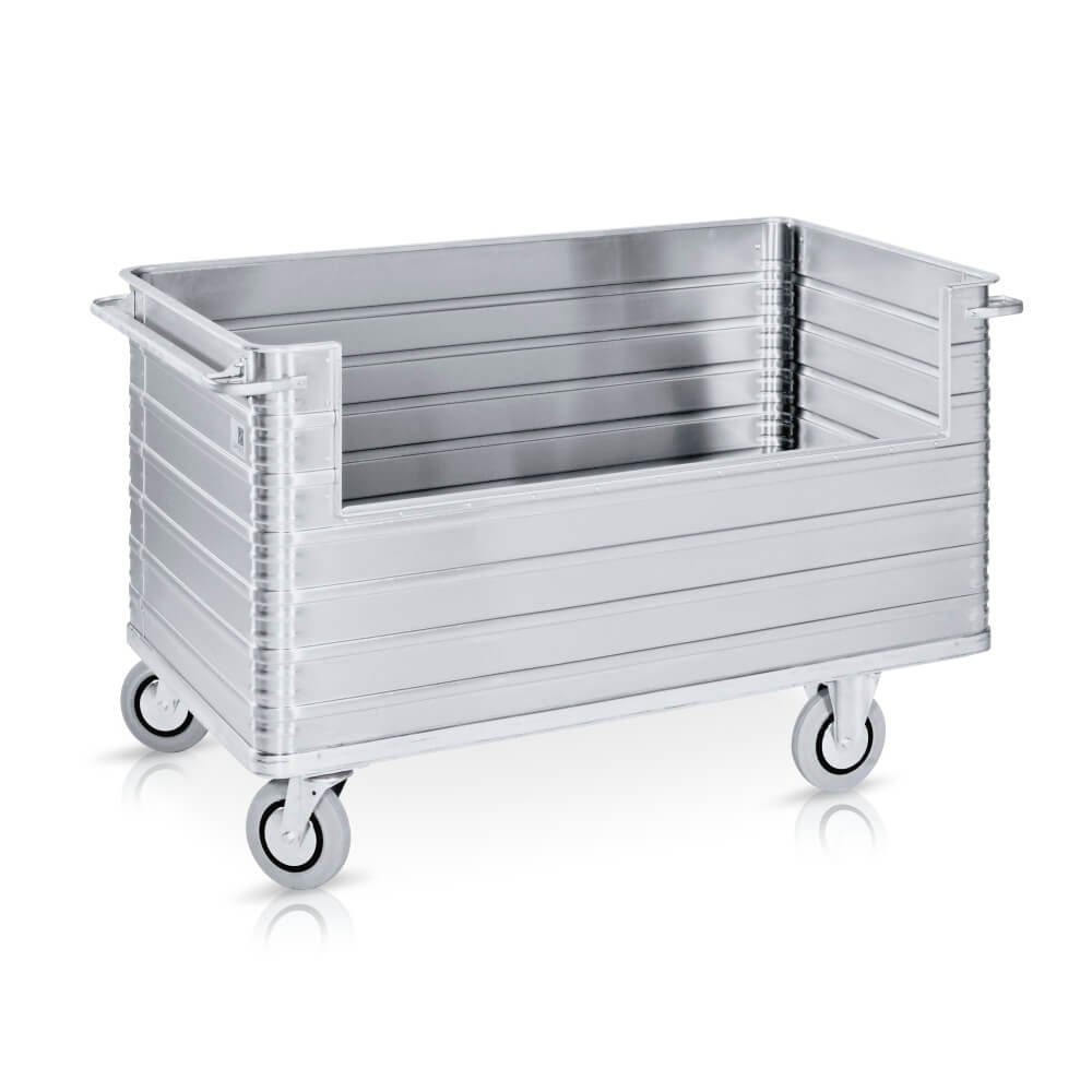 W172 Aluminium Trolley with Cut Out Section