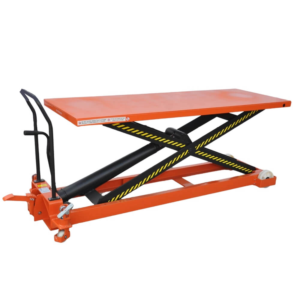 Warrior Eco Mobile Scissor Lift Table 1000kg