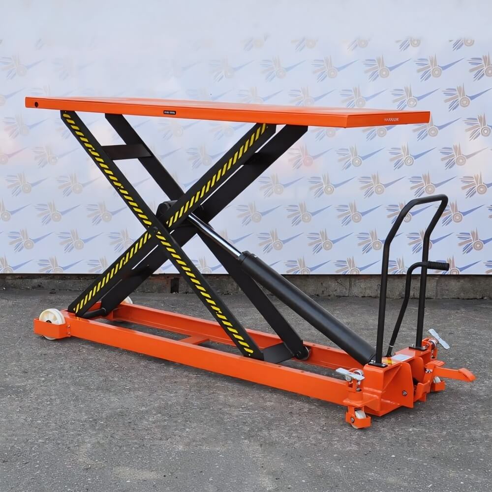 Warrior Eco Mobile Scissor Lift Table 1000kg