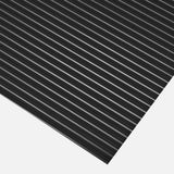 Wide Rib Rubber Matting - Black