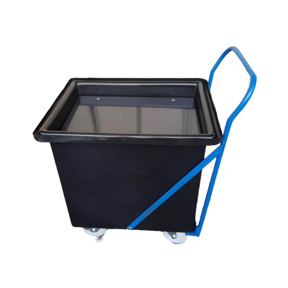 Plastic Self-Levelling Laundry Trolley CLM125