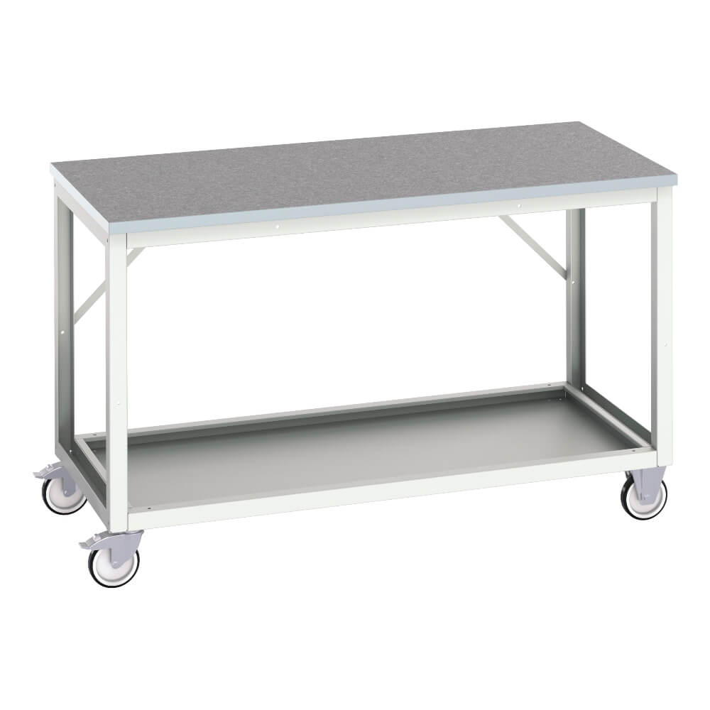 Verso Mobile Workbench with Lino Worktop