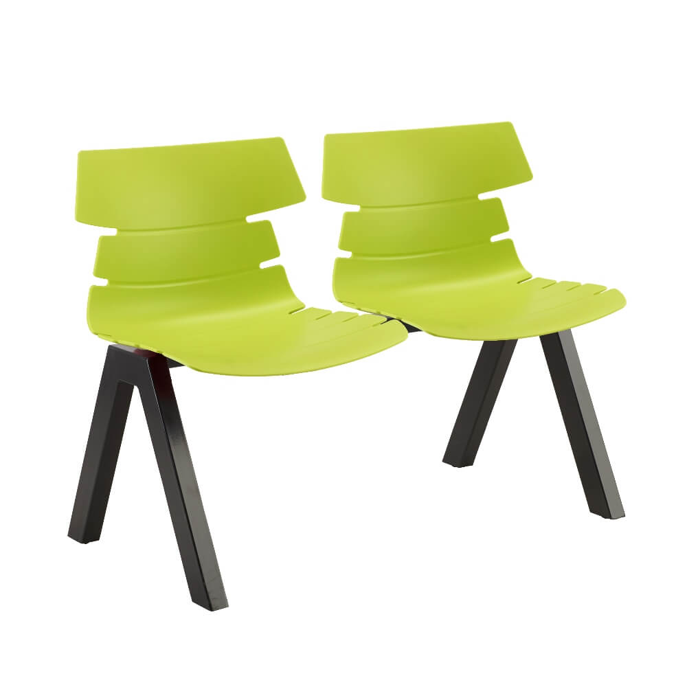 BM75 Beam Seating 4 Seater with Polypropylene Seats