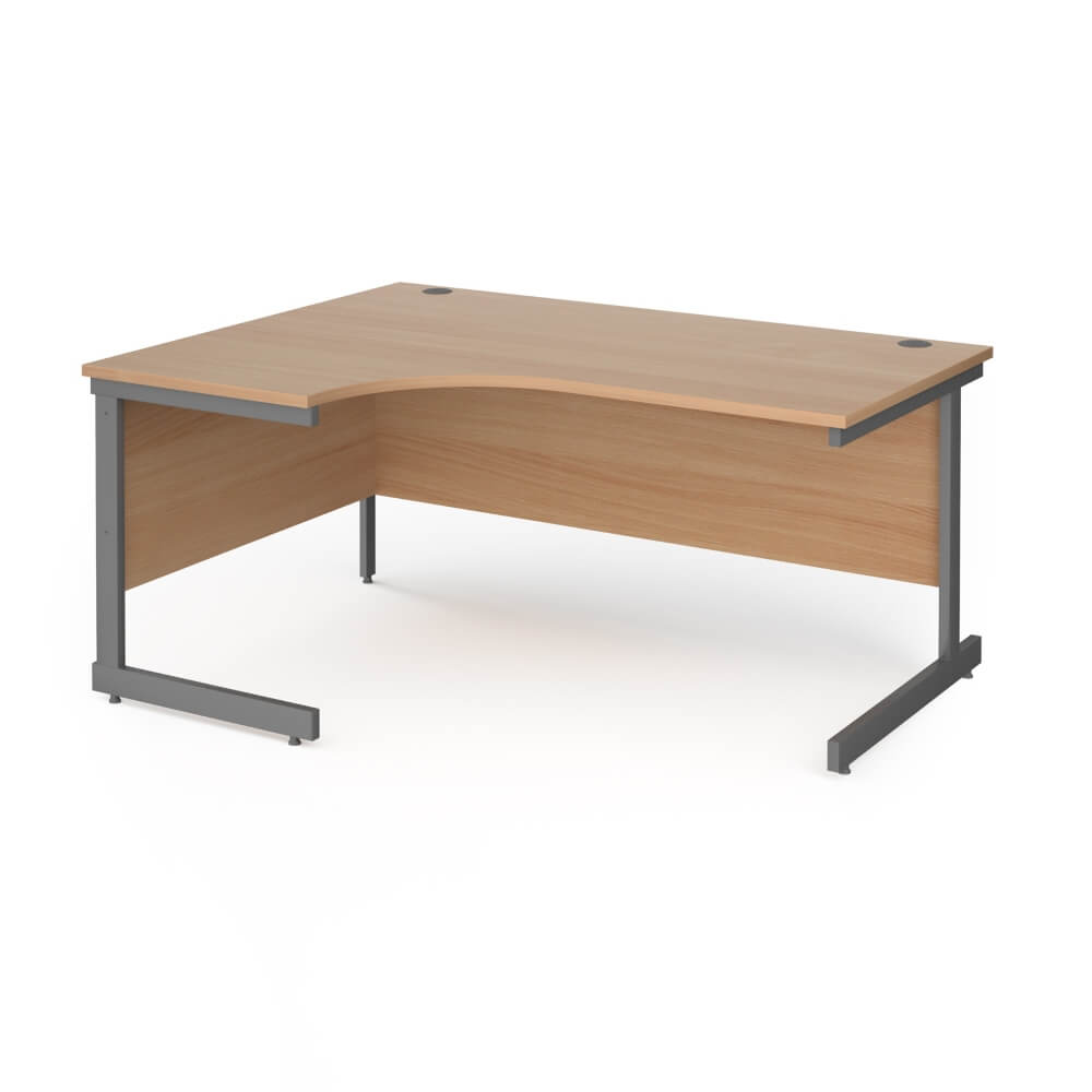 Contract 25 Cantilever Leg LH Ergonomic Desk