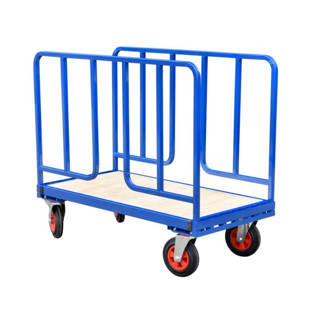 Adjustable Double Sided Trolley With Jailbar Sides