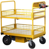 Powered Shelf Trolley With Sides