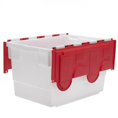 Attached Lid Container 68 Litre - Natural Base with Coloured Lid