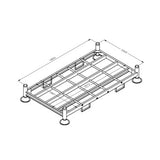 Galvanised Post Pallet with Posts - 1060 x 1875mm