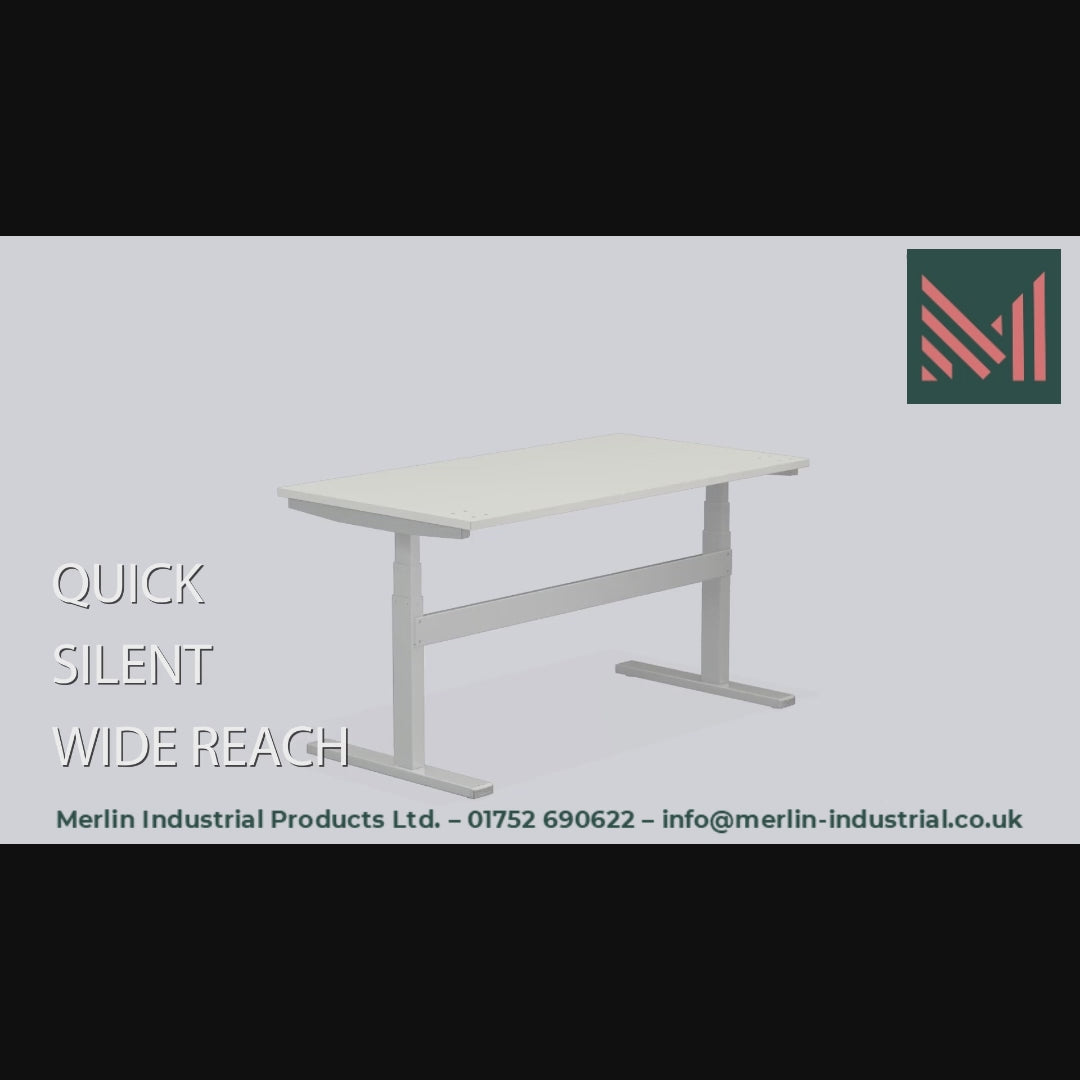 TED Electrical Height Adjustable Workbench With ESD Worktop