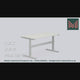 TED Electrical Height Adjustable Workbench With ESD Worktop