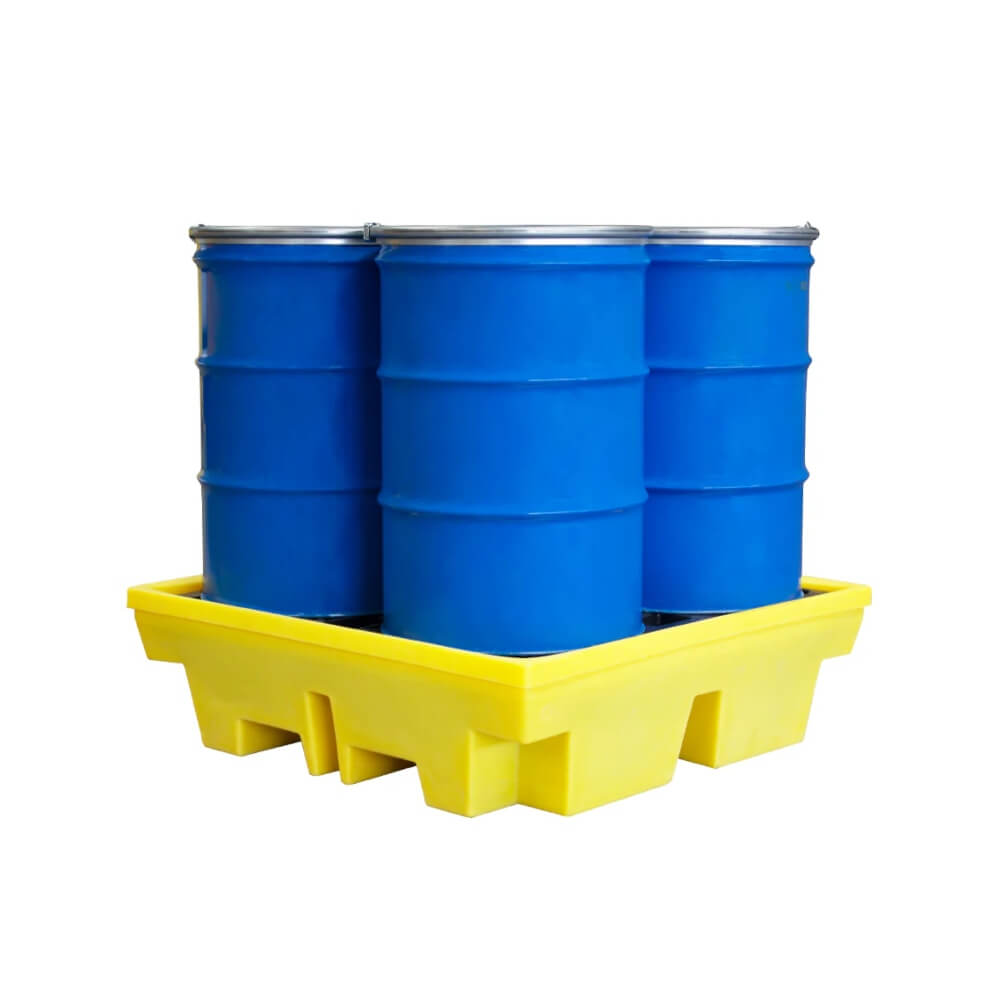 Drum Spill Pallet for 4 Drums