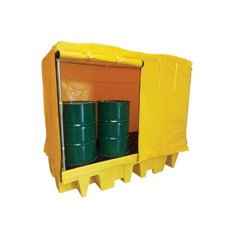 PVC Covered Spill Pallet for 8 Drums