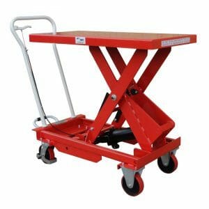 Heavy Duty Mobile Scissor Lift Table 1000kg