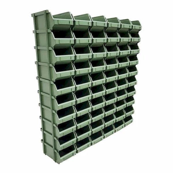 UnionA 60 plastic compartments storage wall
