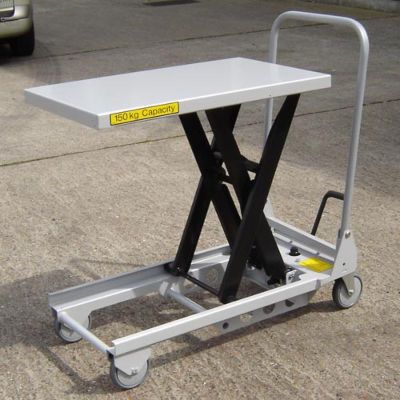 Aluminium and Stainless Mobile Scissor Lift Tables 400