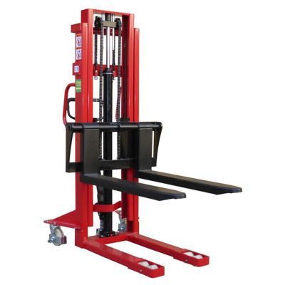 Hydraulic Stackers With Adjustable Forks