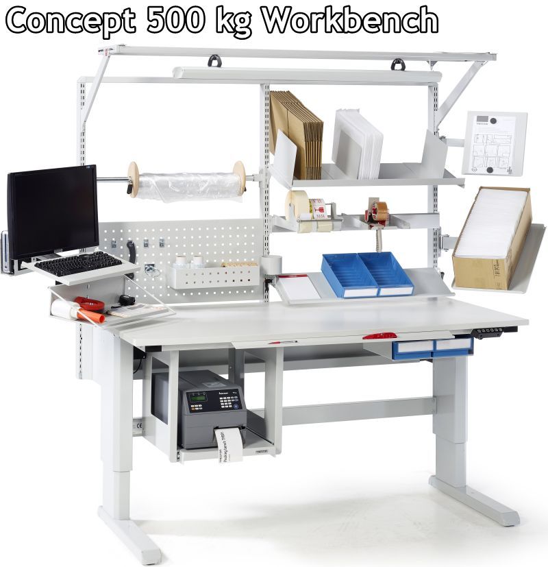 Concept electric industrial workbench