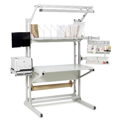 Workbenches with Quick Manual Height Adjustment