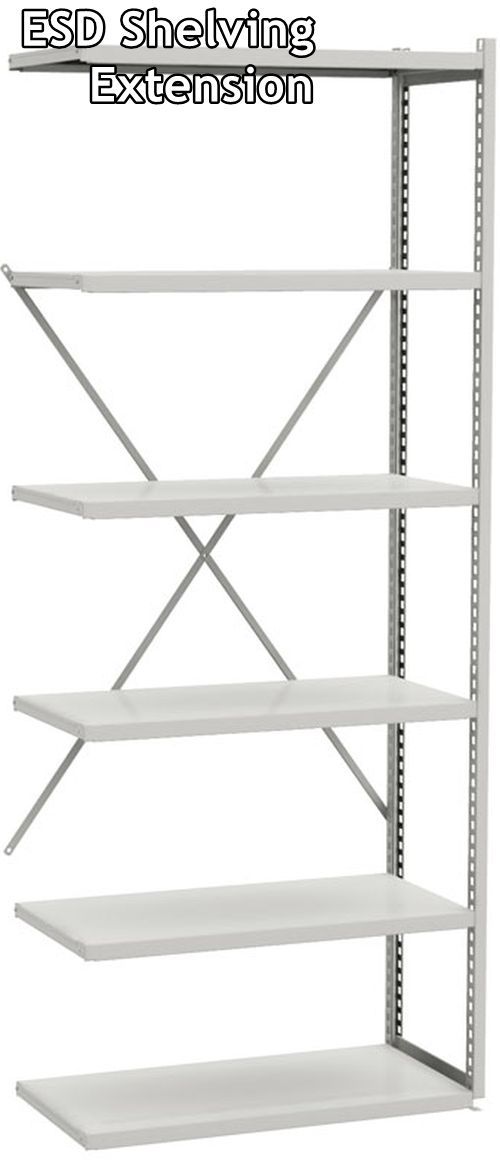 esd shelving bay braced extension