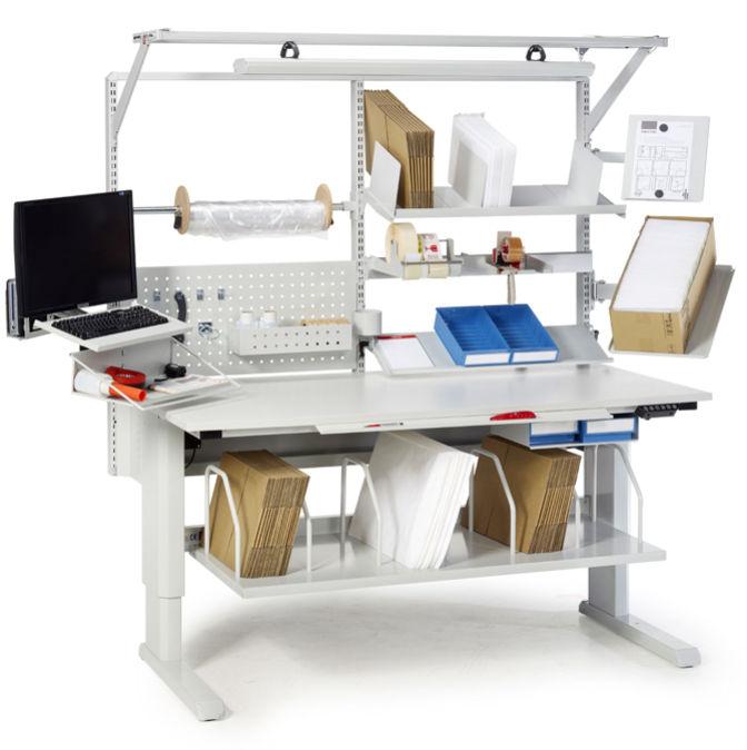 wb packaging bench and accessories