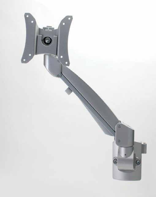 rail mounted gas monitor arm