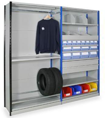 expo4 shelving with wide range of accessories