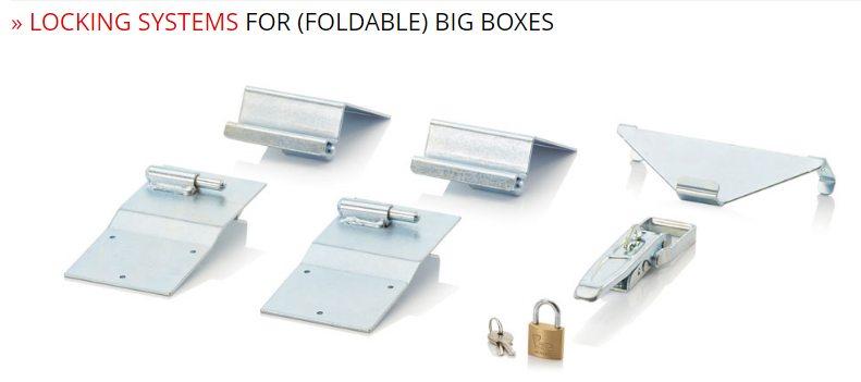 locking mechanism for pallet boxes