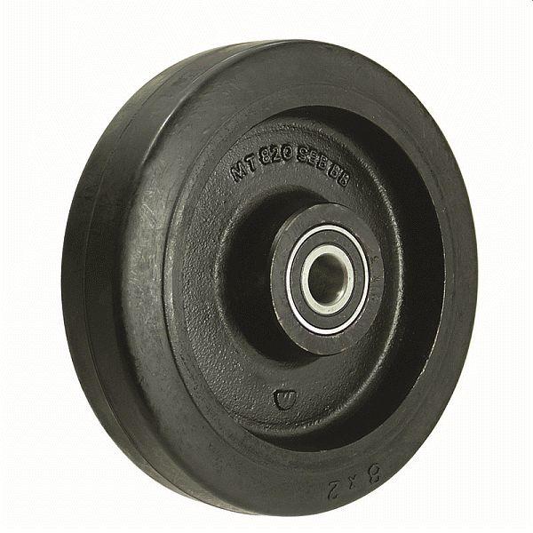 WCR rubber tyre on cast iron centre wheel