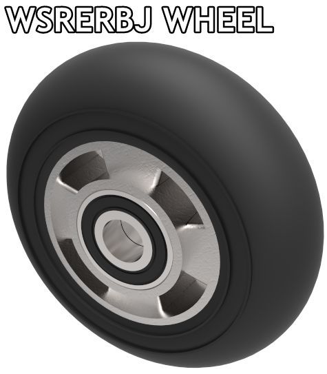 WSRERBJ soft rubber wheel