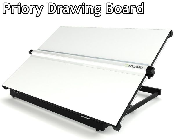 priory white A1 drawing board