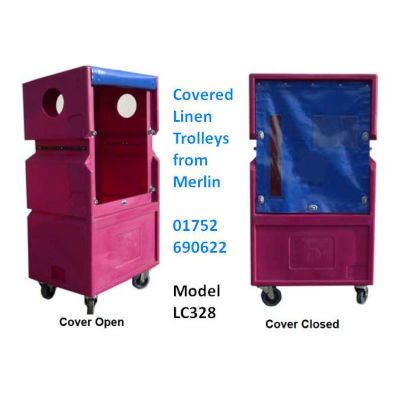 Covered Linen Trolleys