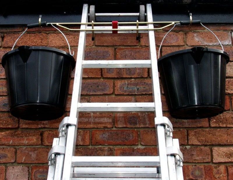 ladder pole to hold buckets