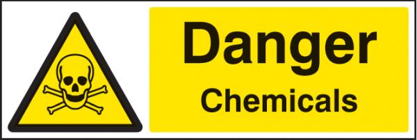 danger chemicals sign