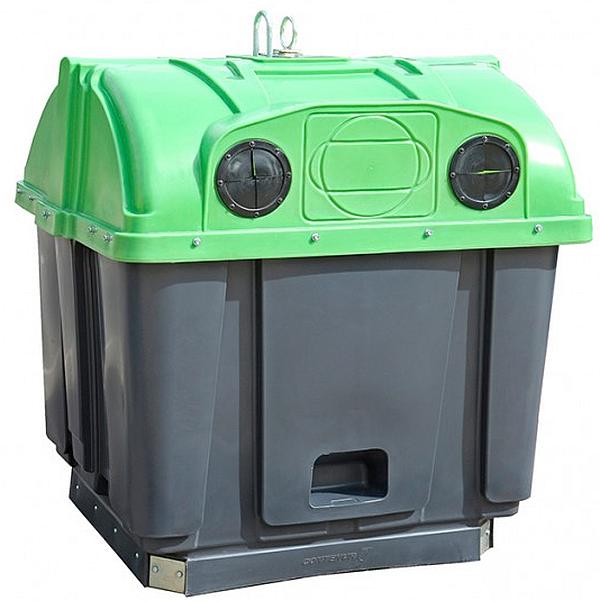 Igloo recycling glass container
