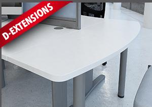 TR10 office furniture desk extensions