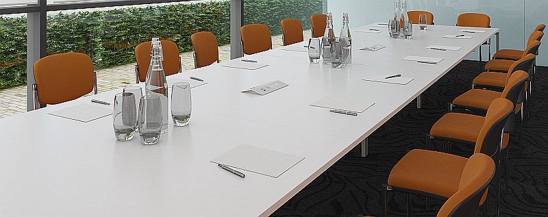adapt white meeting table