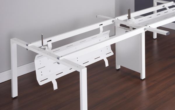 adapt central cable management double sided desking