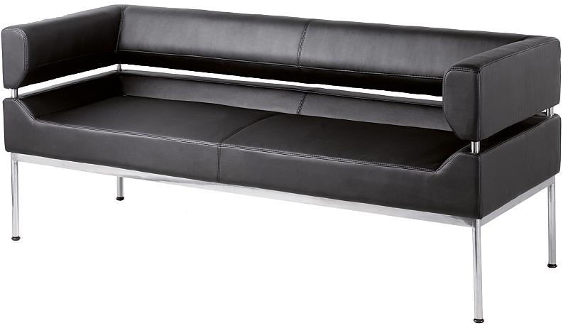 benotto leather 3 seat sofa